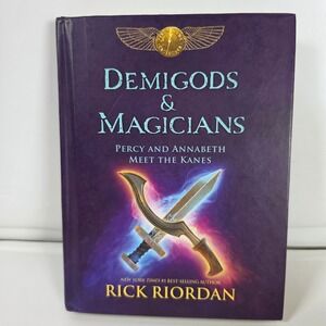 Demigods & Magicians Hardcover Rick Riordan Percy Jackson Kane Chronicles Cross
